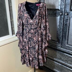 Paisley Print Betsey Johnson Dress